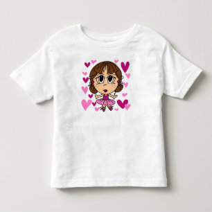 バレリーナガール トドラーTシャツ