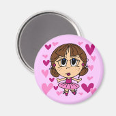 バレリーナガール マグネット (正面/裏面)