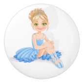 バレリーナキャビネットノブ セラミックノブ (正面)