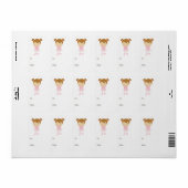 バレリーナギフトラベルラベル ラベル (フルシート)