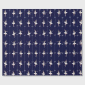 バレリーナギフト紙forクリスマス/誕生日 ラッピングペーパー (フラット)