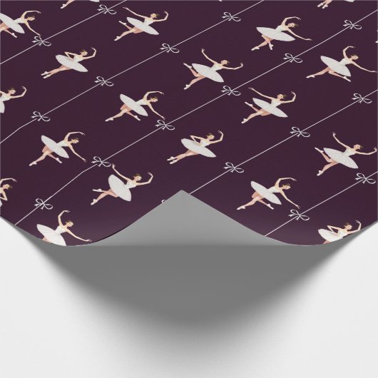 バレリーナギフト紙forクリスマス/誕生日 ラッピングペーパー (角)