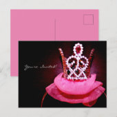 バレリーナクラウン インビテーションポストカード (正面/裏面)