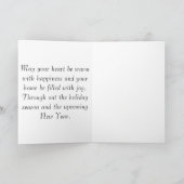 バレリーナクリスマスカード シーズンカード (内部)