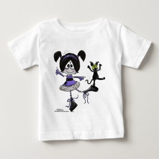 バレリーナゴシックスタイル ベビーTシャツ (正面)
