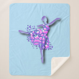 バレリーナシェルパブランケットバレエダンサーの女性 シェルパブランケット