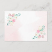 バレリーナシューズありがとう エンクロージャーカード (裏面)