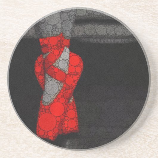 バレリーナシューズかわいいバレエ コースター (正面)