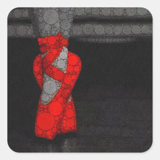 バレリーナシューズかわいいバレエ スクエアシール (正面)