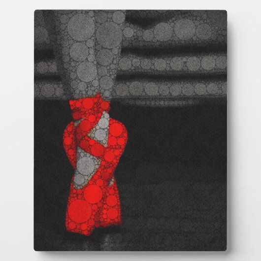 バレリーナシューズかわいいバレエ フォトプラーク (正面)