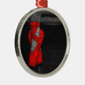 バレリーナシューズかわいいバレエ メタルオーナメント (右)