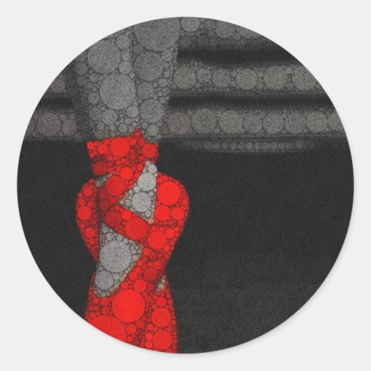 バレリーナシューズかわいいバレエ ラウンドシール (正面)