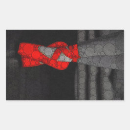 バレリーナシューズかわいいバレエ 長方形シール