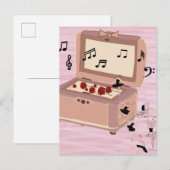 バレリーナシンフォニーin a Box - Ballerina Art インビテーションポストカード (正面/裏面)