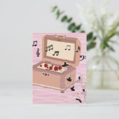 バレリーナシンフォニーin a Box - Ballerina Art インビテーションポストカード (スタンド正面)