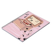 バレリーナシンフォニーin a Box - Ballerina Art ノートブック (左側)