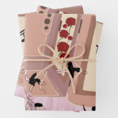 バレリーナシンフォニーin a Box - Ballerina Art ラッピングペーパーシート (インサイチュ)