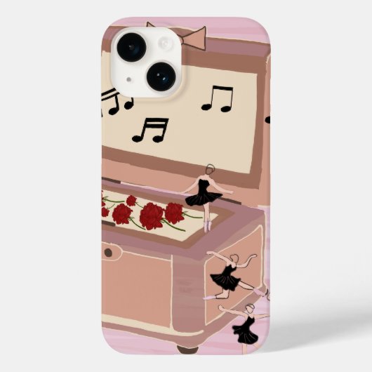 バレリーナシンフォニーin a Box - Ballerina Art Case-Mate iPhoneケース (裏面)
