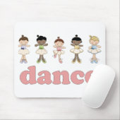 バレリーナスダンス マウスパッド (マウス)