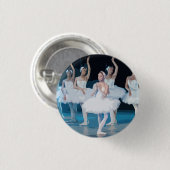 バレリーナスバレエダンサーのダンスリサイタルダンサー 缶バッジ (正面&裏面)