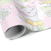 バレリーナゾウ ラッピングペーパー (ロールコーナー)
