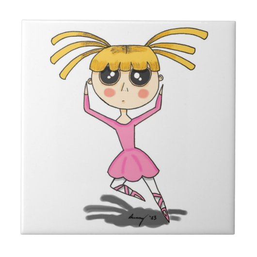 バレリーナタイル タイル (正面)