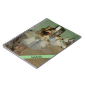 バレリーナダンサーへの贈り物:ガールリサイタルバレエアート ノートブック (左側)