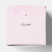 バレリーナダンサーピンクグリッターハートストリーマー フェイバーボックス (上部)