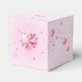 バレリーナダンサーピンクグリッターハートストリーマー フェイバーボックス (裏面サイド)