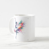 バレリーナダンサーマグ コーヒーマグカップ (正面左)