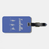 バレリーナダンサーラゲッジタグ |リサイタル誕生日 ラゲッジタグ (裏面横)