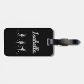 バレリーナダンサーラゲッジタグ |リサイタル誕生日 ラゲッジタグ (裏面横)