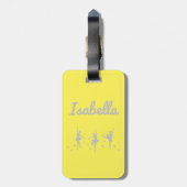 バレリーナダンサーラゲッジタグ |リサイタル誕生日 ラゲッジタグ (裏面縦)