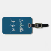 バレリーナダンサーラゲッジタグ |リサイタル誕生日 ラゲッジタグ (正面横)