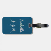 バレリーナダンサーラゲッジタグ |リサイタル誕生日 ラゲッジタグ (裏面横)