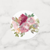 バレリーナダンサー|ピンクフローラバレエ誕生日 コンフェッティ (スモール正面)