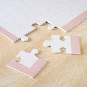 バレリーナダンサー|ピンクフローラバレエ誕生日 ジグソーパズル (側面)