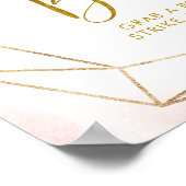 バレリーナツチュベビシャワーフォトブースの看板 ポスター (角)