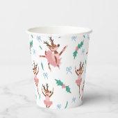 バレリーナトナディナーとボーズクリスマス 紙コップ (裏面)