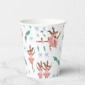 バレリーナトナディナーとボーズクリスマス 紙コップ (右)