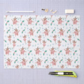 バレリーナトナディナーとボーズクリスマス 薄葉紙 (クラフト)