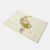 バレリーナドゥーマットバレエダンサーの女性 – ようこそ ドアマット (アングル)