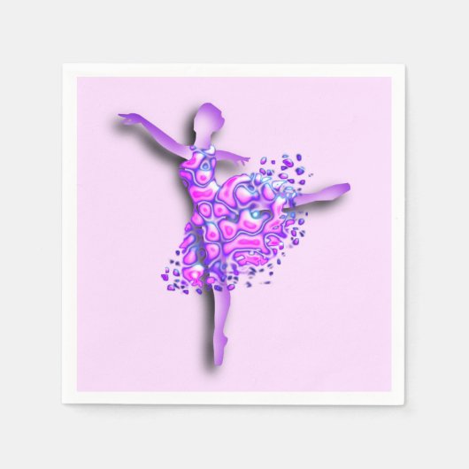 バレリーナナナプキンズ スタンダードカクテルナプキン (正面)