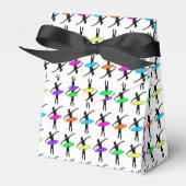 バレリーナネオンバレエダンサーのダンスバースデーパーティー フェイバーボックス (正面サイド)