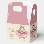バレリーナハムスターガールズバースデーパーティー フェイバーボックス (オープン)