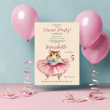 バレリーナハムスターガールズバースデーパーティー