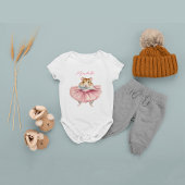 バレリーナハムスターガール ベビーボディスーツ