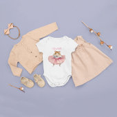 バレリーナハムスターガール ベビーボディスーツ