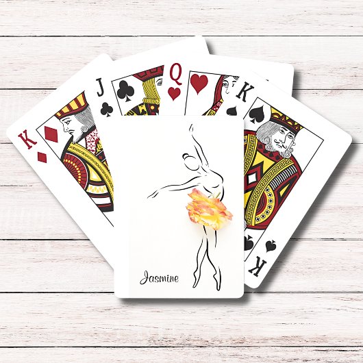 バレリーナバラバレエパーソナライズされたダンサー名 トランプ