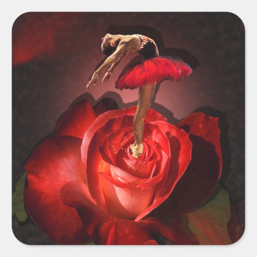 バレリーナバラ – ステッカー (正面)
